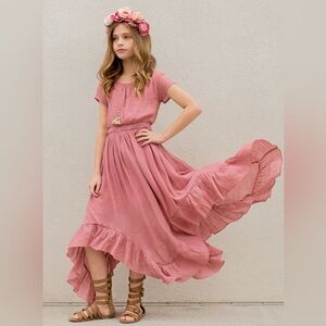 Joyfolie Briley Dress Dusty Rose Size check